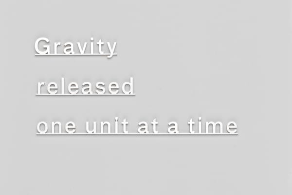 Ideas (Gravity released one unit at a time) 2014 micro-waterjet-cut Sterling silver Edition of 3 10.8 x 22.1 x 0.3 cm